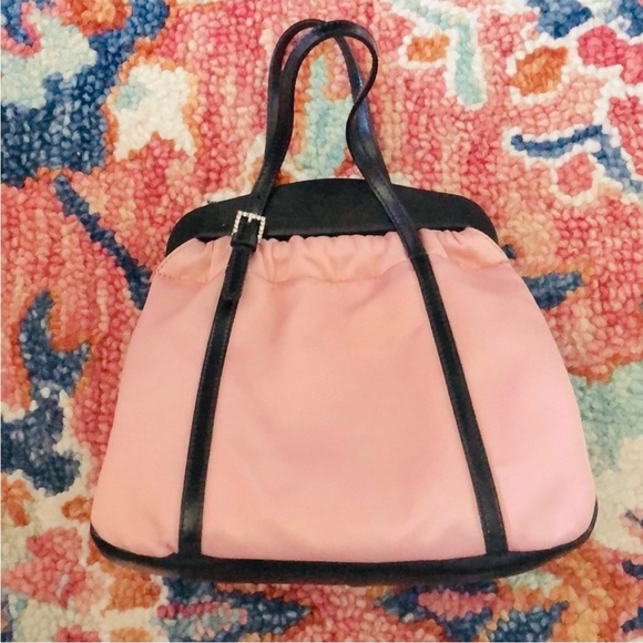 Furla Pink and Brown Shoulder Bag with Dome Shape - Picture 1 of 7